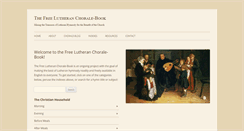 Desktop Screenshot of lutheranchoralebook.com