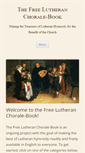 Mobile Screenshot of lutheranchoralebook.com