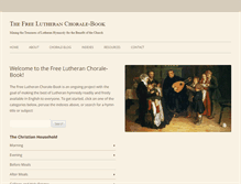 Tablet Screenshot of lutheranchoralebook.com